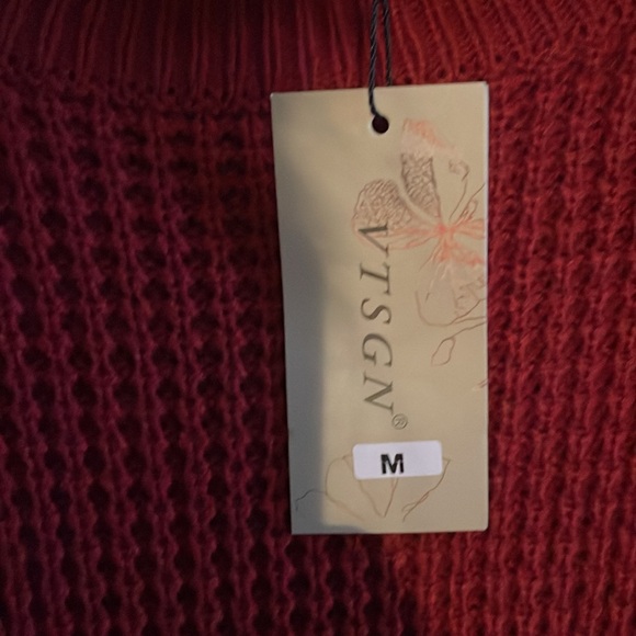 Waffle Knit Sweater Dress l Medium - Picture 5 of 7